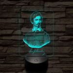 Petőfi Sándor 7 színű 3D led lámpa