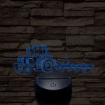 John Deere Traktor 6100 7 színű 3D led lámpa