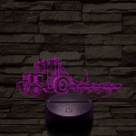 John Deere Traktor 6100 7 színű 3D led lámpa