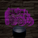 John Deere  6100 7 színű 3D led lámpa