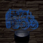 John Deere  6100 7 színű 3D led lámpa