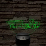 John Deere Traktor 9430, 7 színű 3D led lámpa