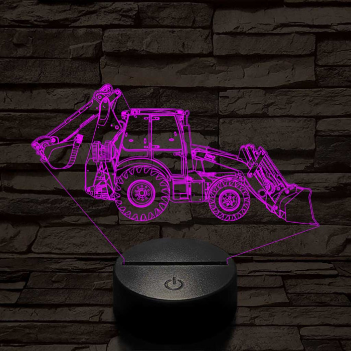 Markológép 7 színű 3D led lámpa