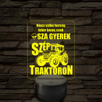 Nincs szőke herceg fehér lovon - 7 színű 3D led lámpa