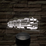 Uzsgyi Bpmot 416 mozdony 7 színű 3D led lámpa