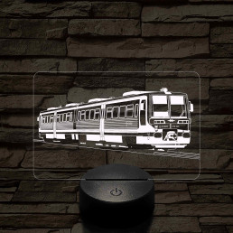 Uzsgyi Bpmot 416 mozdony 7 színű 3D led lámpa