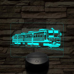 Uzsgyi Bpmot 416 mozdony 7 színű 3D led lámpa