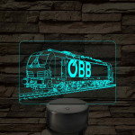 OBB Vectron mozdony – 7 színű, színváltós LED lámpa