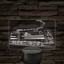 Rail Cargo Taurus mozdony – 7 színű, színváltós LED lámpa