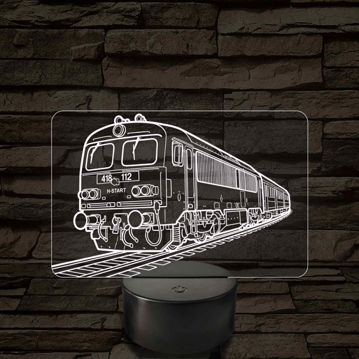 M41 „Csörgő” mozdony – 7 színű, színváltós LED lámpa