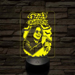 Ozzy emléklámpa 3D led 7 színben világító