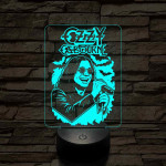 Ozzy emléklámpa 3D led 7 színben világító