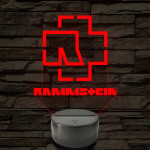 Rammstein logó – 7 színű, színváltós LED lámpa