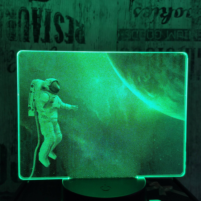 Asztronauta 7 színű valósághű 3D led lámpa