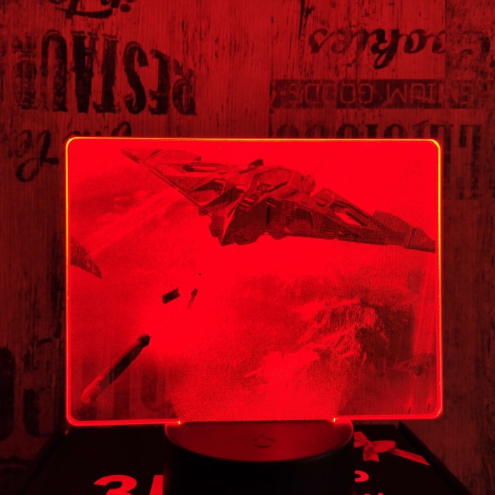 Lopakodó bombázó 7 színű valósághű 3D led lámpa