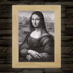 Mona Lisa – fakeretes, színváltós LED világítókép