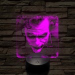 Joker 7 színű valósághű 3D led lámpa