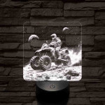 Galaktikus felfedező 7 színű valósághű 3D led lámpa