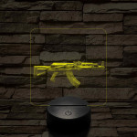 AK-12 7 színű valósághű 3D led lámpa