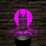 Batman a 7 színű valósághű 3D led lámpa
