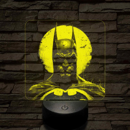Batman a 7 színű valósághű 3D led lámpa