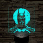 Batman a 7 színű valósághű 3D led lámpa