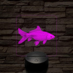Ponty hal 7 színű valósághű 3D led lámpa