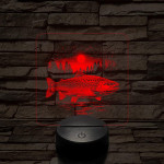 Atlanti Lazac hal 7 színű valósághű 3D led lámpa