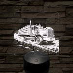 Kamion rohanásban 7 színű valósághű 3D led lámpa