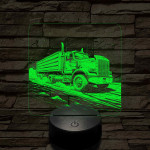 Kamion rohanásban 7 színű valósághű 3D led lámpa