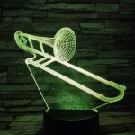 Harsona 7 színű 3D led lámpa
