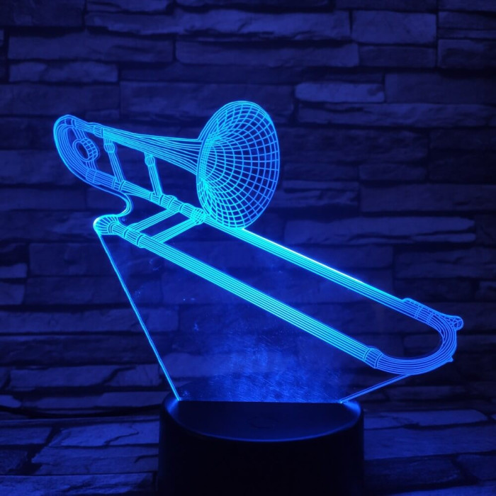 Harsona 7 színű 3D led lámpa