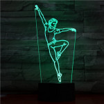 Balett Táncos 3D led lámpa