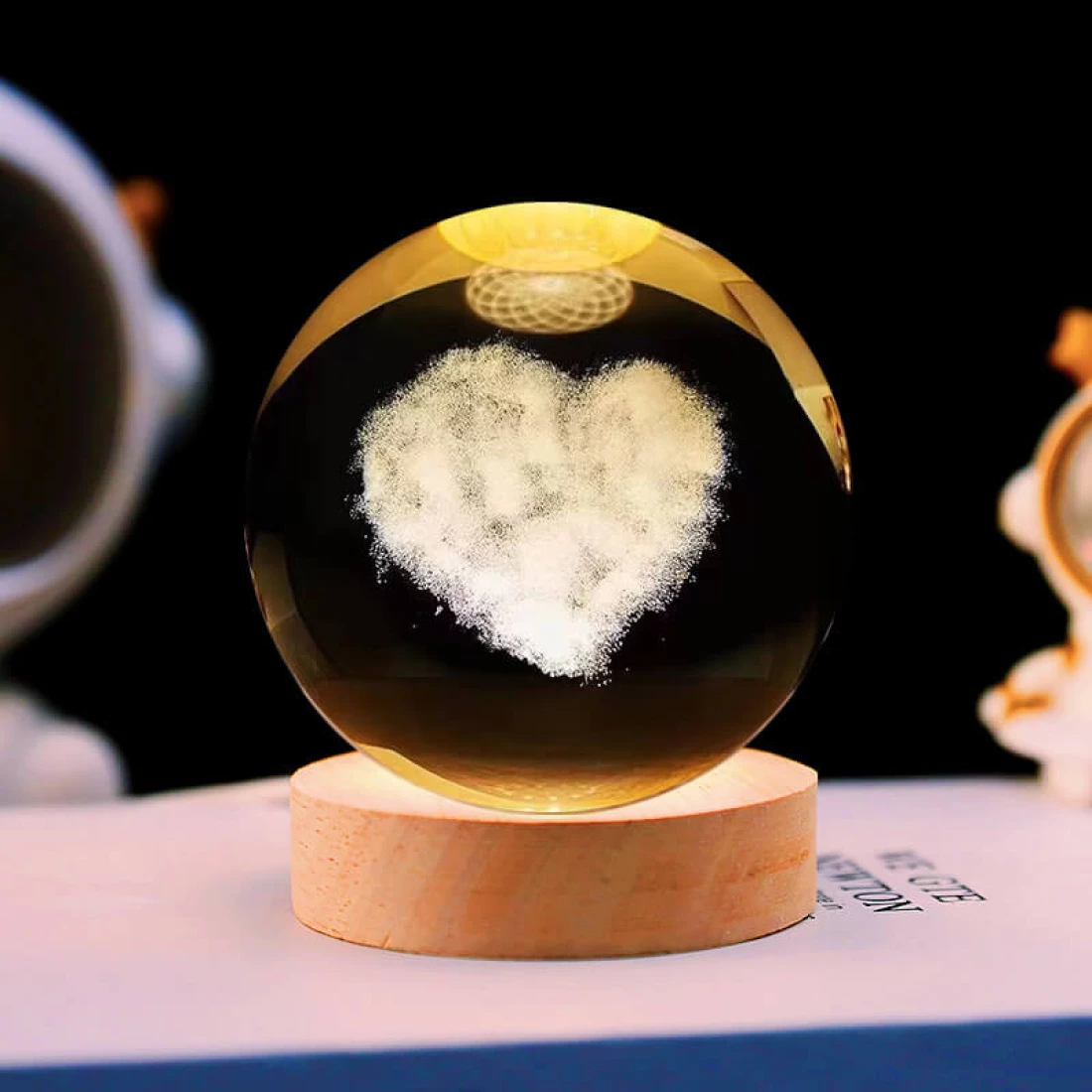 Glob de cristal Lămpi 3D