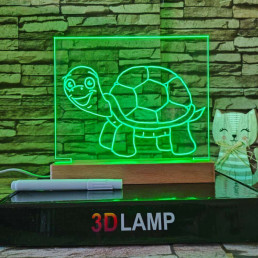 Rajzolható gyerekeknek 23*23 cm LED tábla