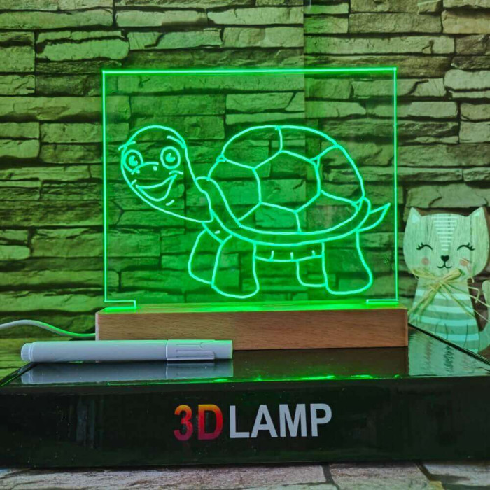 Rajzolható gyerekeknek 16*20 cm LED tábla