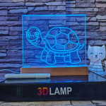 Rajzolható gyerekeknek 16*20 cm LED tábla