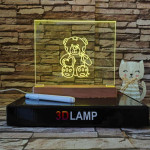 Rajzolható gyerekeknek 16*20 cm LED tábla
