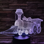 Vonat 4 3D led lámpa